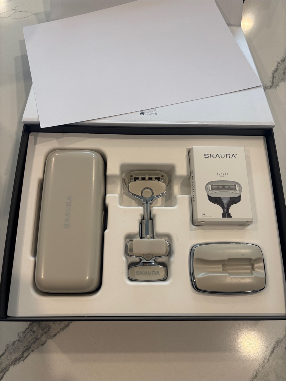 Skaura Razor set new Instruction Insert - Picture 4 of 5